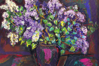 Сирень. 2012. Холст, масло. 100х120